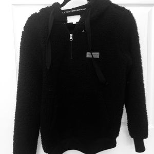Simply southern black Sherpa hoodie